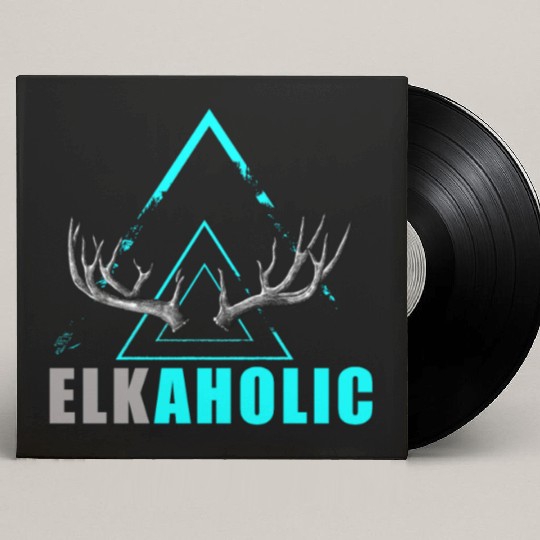 Elk Hunting Elkaholic Hunters Custom Vinyl Record Sleeves