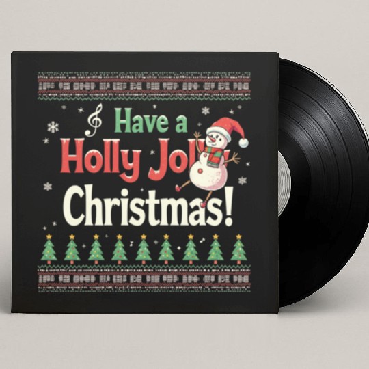 Have a holly joy christmas Custom Vinyl Record Sleeves