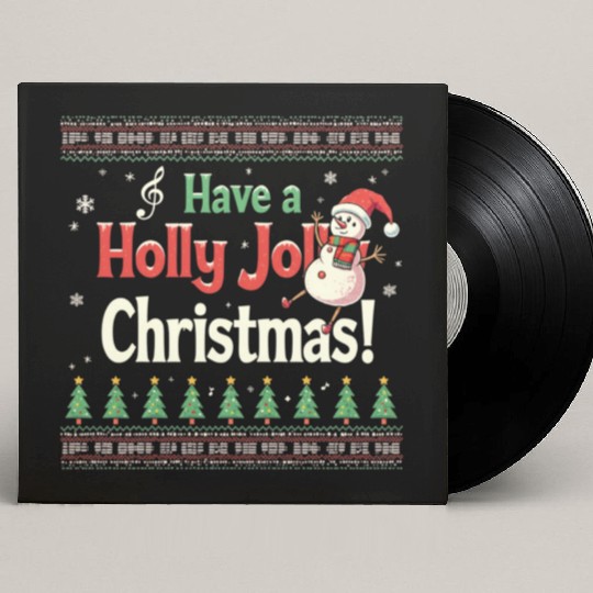 Have a holly joy christmas Custom Vinyl Record Sleeves