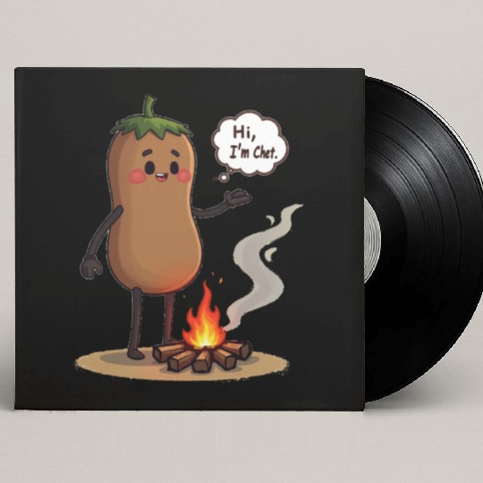 Chestnuts Roasting Christmas Cartoon Custom Vinyl Record Sleeves