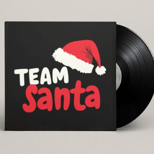 Team Santa Santa Claus Christmas Santa Claus Custom Vinyl Record Sleeves