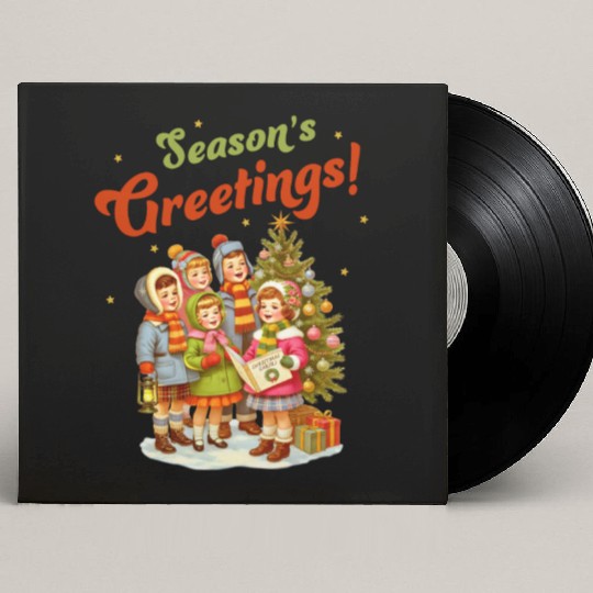 Seasons Greetings Custom Vinyl Record Sleeves