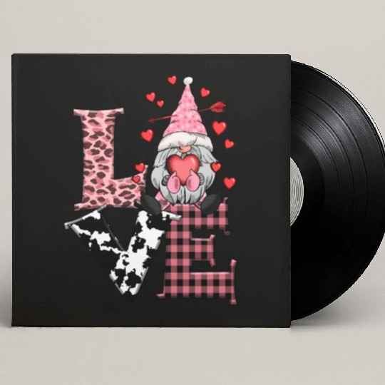 Gnomes Valentines Revelin Custom Vinyl Record Sleeves