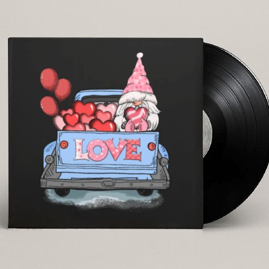 Gnomes Valentines Revelin Custom Vinyl Record Sleeves