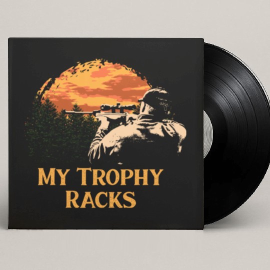 My Trophy Racks Hunting Deer Hunter Elk Bowhunting Custom Vinyl Record Sleeves
