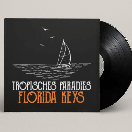 West Keys TROPICAL PARADISE FLORIDA KEYS Custom Vinyl Record Sleeves
