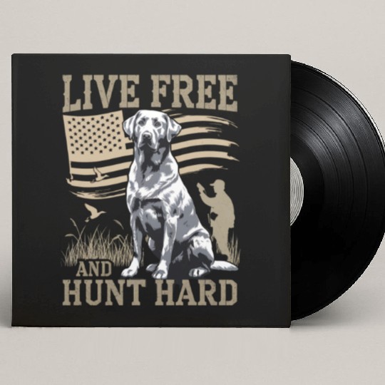 Duck Hunting Custom Vinyl Record Sleeves Deer Hunting USA Flag Hunters