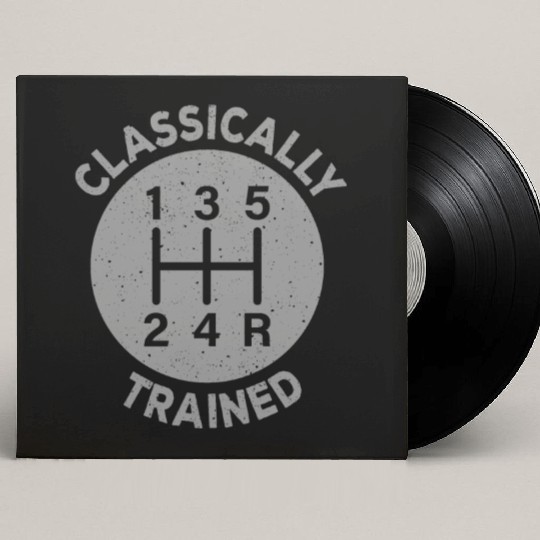 Vintage Classically Trained-Stick Shift Custom Vinyl Record Sleeves