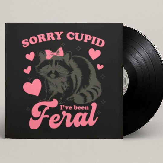 Sorry Cupid I ve Been Feral Custom Vinyl Record Sleeves