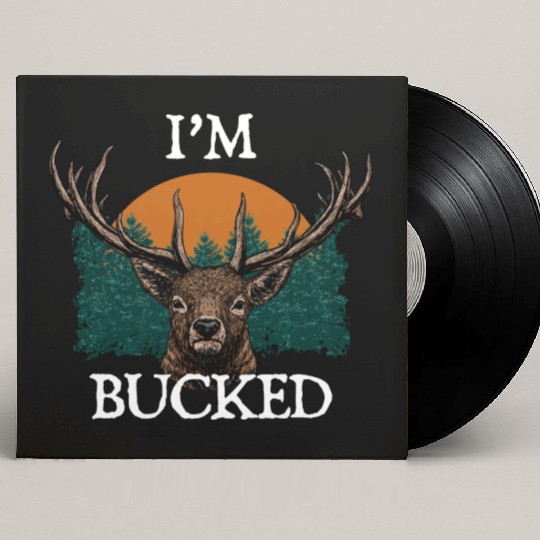 Im Bucked Deer Hunting Elk Hunter Friends Hobby Custom Vinyl Record Sleeves