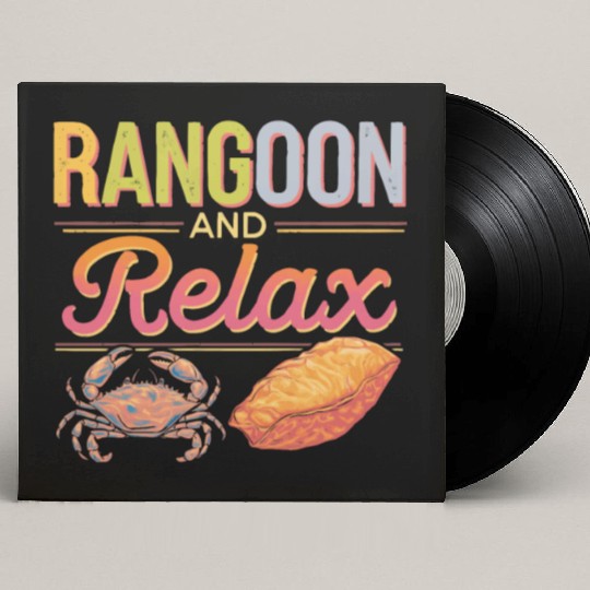 Crab Rangoon Lover American Chinese Sea Food Custom Vinyl Record Sleeves