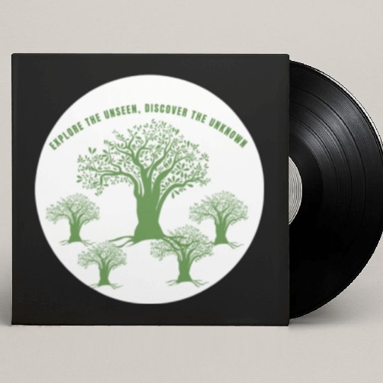 Green Tree Environmentalism Advocacy Custom Vinyl Record Sleeves