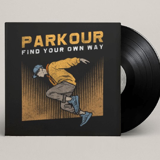 Parkour Extreme Underground Stunt Custom Vinyl Record Sleeves