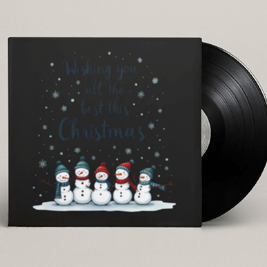 Wishing you all the best this christmas Custom Vinyl Record Sleeves