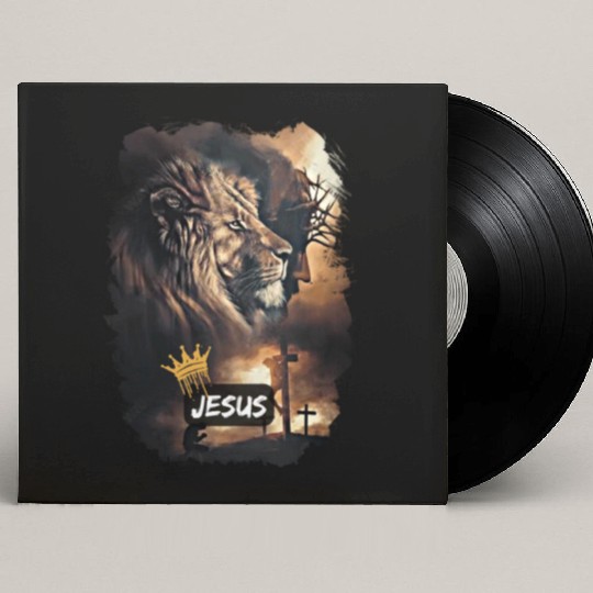 lion of judah - jesus Custom Vinyl Record Sleeves