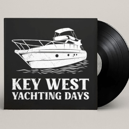 KEY-WEST YACHTING DAYS Florida Keys Sunshine-State Custom Vinyl Record Sleeves