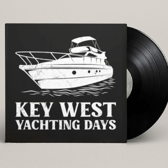 KEY-WEST YACHTING DAYS Florida Keys Sunshine-State Custom Vinyl Record Sleeves