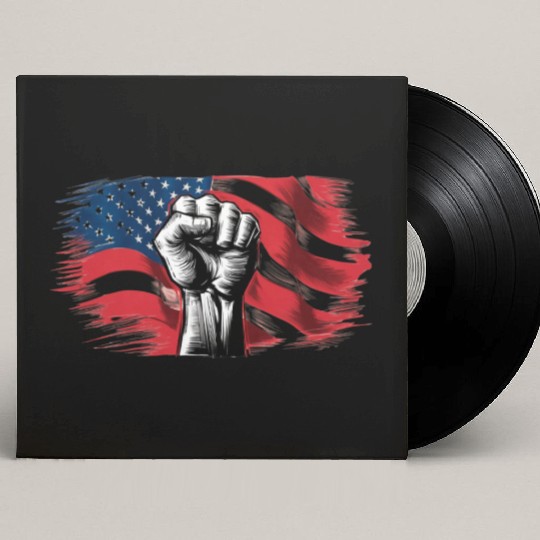 Martin Luther King Day Fight for the poeple Custom Vinyl Record Sleeves