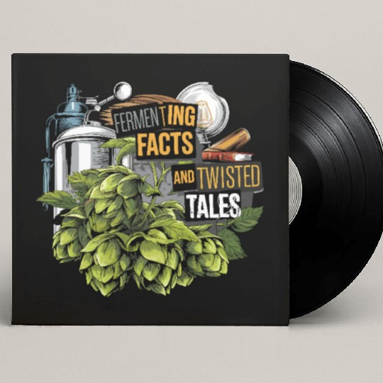 Craft Beer Brewing & True Crime Twisted Tales Custom Vinyl Record Sleeves