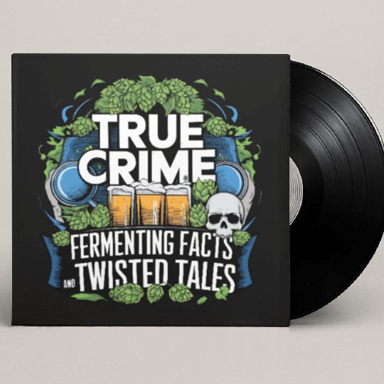 Craft Beer Brewing & True Crime Twisted Tales Custom Vinyl Record Sleeves