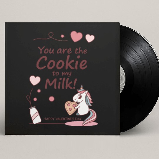 Sweet Unicorn - "You Are The Cookie To My Milk" Custom Vinyl Record Sleeves
