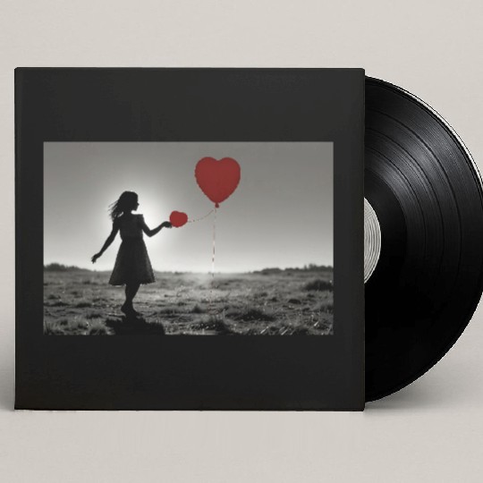 Girl With Balloon Banksy Custom Vinyl Record Sleeves