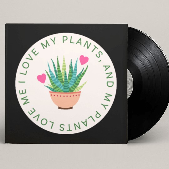 Love is in the Air (Plants) Custom Vinyl Record Sleeves