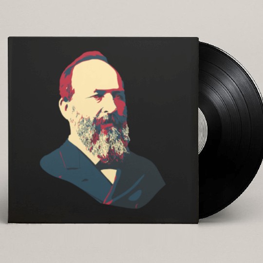 President James Abraham Garfield Custom Vinyl Record Sleeves