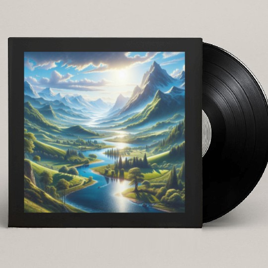 The picturesque and natural scenery Custom Vinyl Record Sleeves