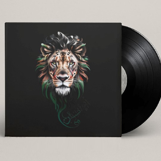 Afghanistan Lion Custom Vinyl Record Sleeves