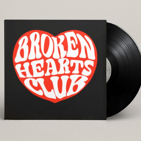 Broken Hearts Club Custom Vinyl Record Sleeves