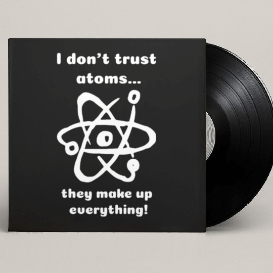 Science puns Custom Vinyl Record Sleeves