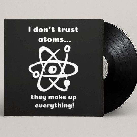 Science puns Custom Vinyl Record Sleeves