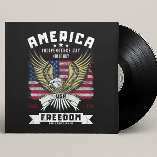 Indipendence Day Custom Vinyl Record Sleeves