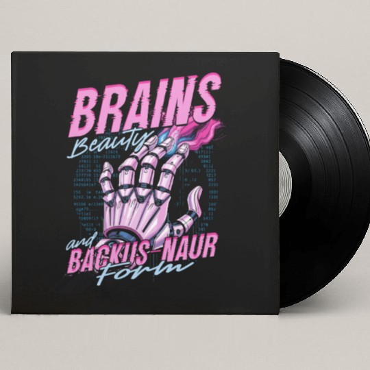Computer Linguist Brains Beauty And Backus Naur Custom Vinyl Record Sleeves