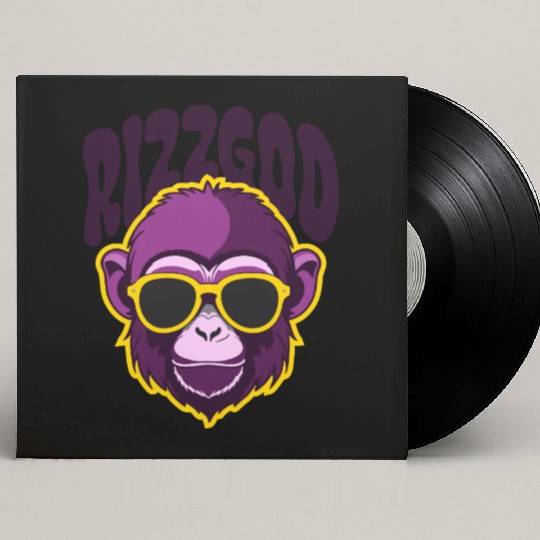 Rizz God – Ultimate Ape Charm Custom Vinyl Record Sleeves
