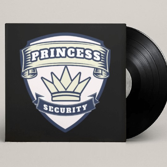 princess security birthday Custom Vinyl Record Sleeves