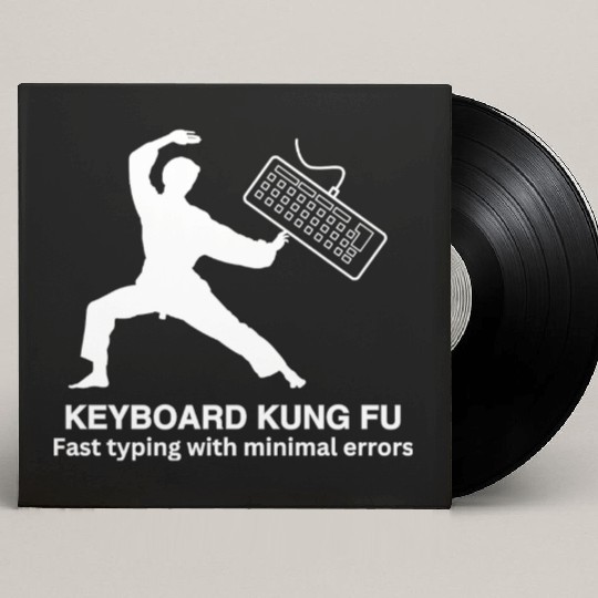 KEYBOARD KUNG FU Custom Vinyl Record Sleeves