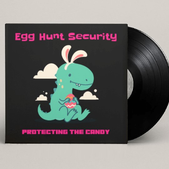 Egg Hunt Securiety Protecting the Candy Custom Vinyl Record Sleeves