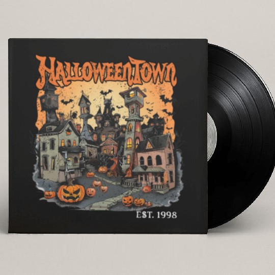 Halloween Town Custom Vinyl Record Sleeves