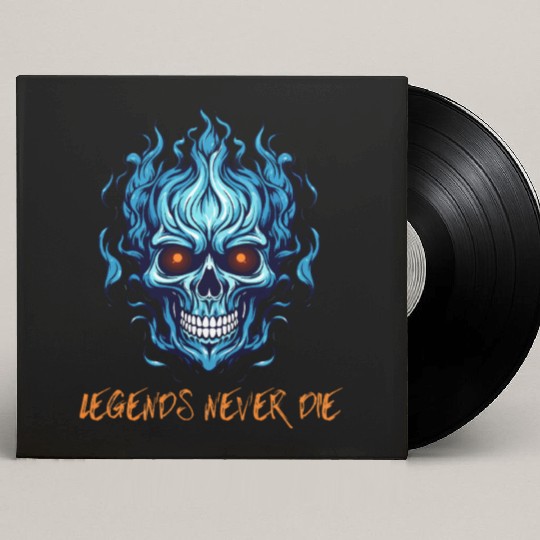 Legends never die Custom Vinyl Record Sleeves