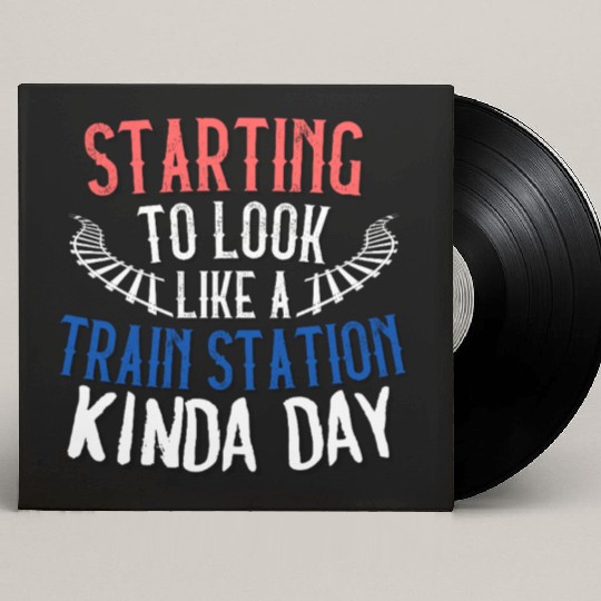 TRAIN STATION KINDA DAY Custom Vinyl Record Sleeves