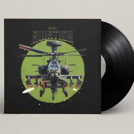 Army Aviation Custom Vinyl Record Sleeves