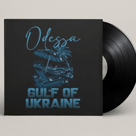 Black sea Beach Ukraine Odessa Custom Vinyl Record Sleeves