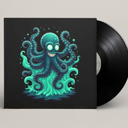 Octopus Custom Vinyl Record Sleeves