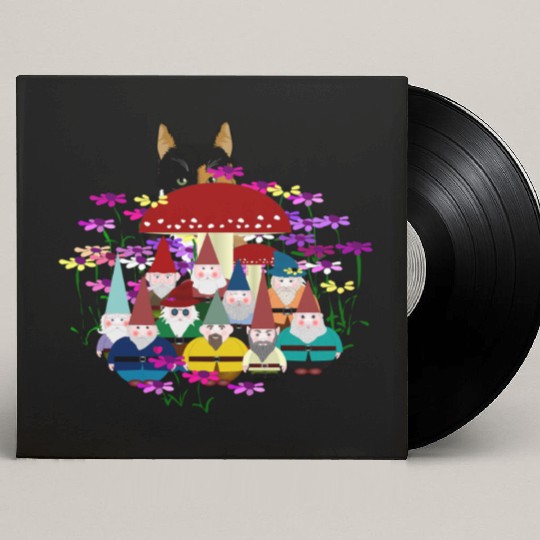 Garden Gnomes Custom Vinyl Record Sleeves