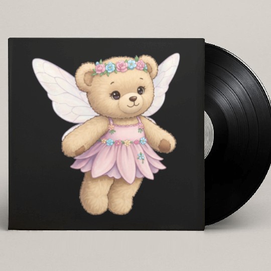 Teddy bear fairy Custom Vinyl Record Sleeves