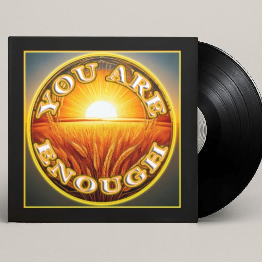 You Are Enough 4 - Let Friends Know They're Enough Custom Vinyl Record Sleeves