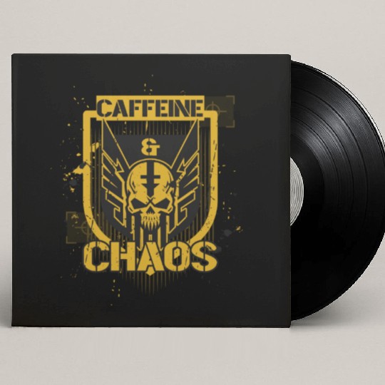 Caffeine & Chaos Custom Vinyl Record Sleeves