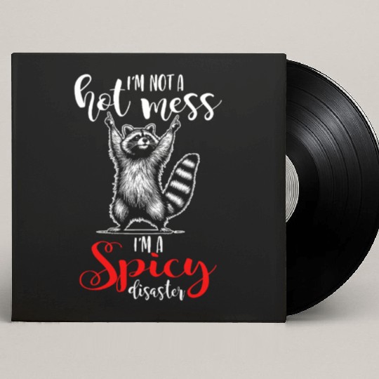 I'm Not A Hot Mess I'm A Spicy Disaster Custom Vinyl Record Sleeves